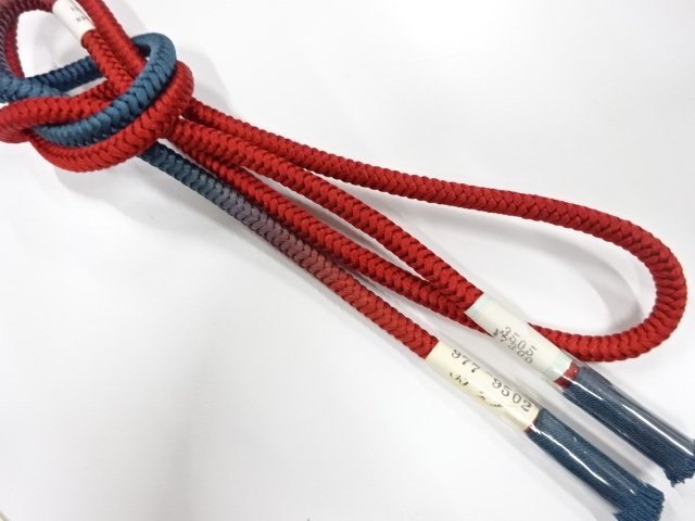 JAPANESE KIMONO / HAND-TIED OBIJIME CORD FOR SUMMER